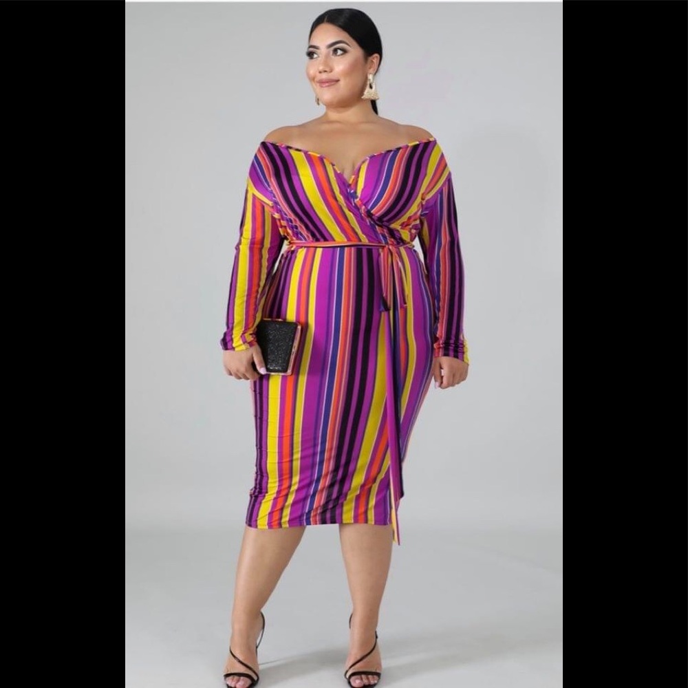 Zelda Pin Striped Dress